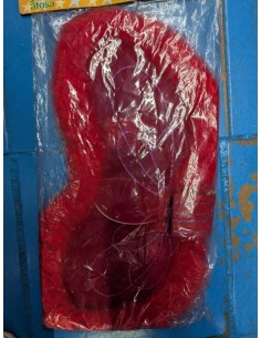 alas mariposa plumas rojas