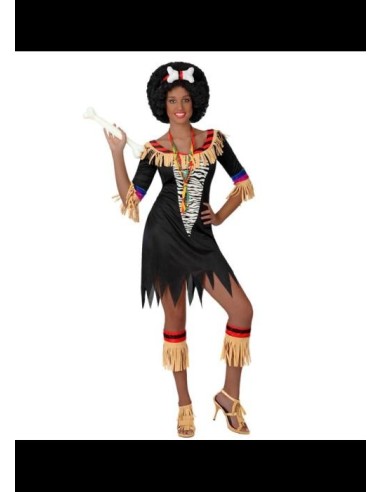 Disfraz Zulu troglodita africana ML