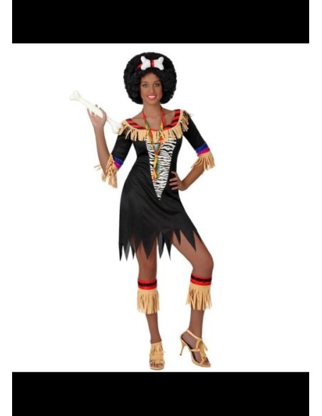Disfraz Zulu troglodita africana ML