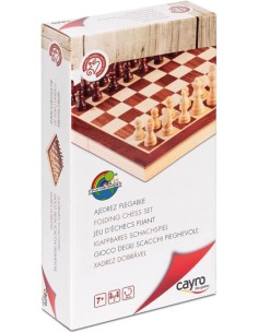 Ajedrez Marqueteria Plegable Fsc 100%