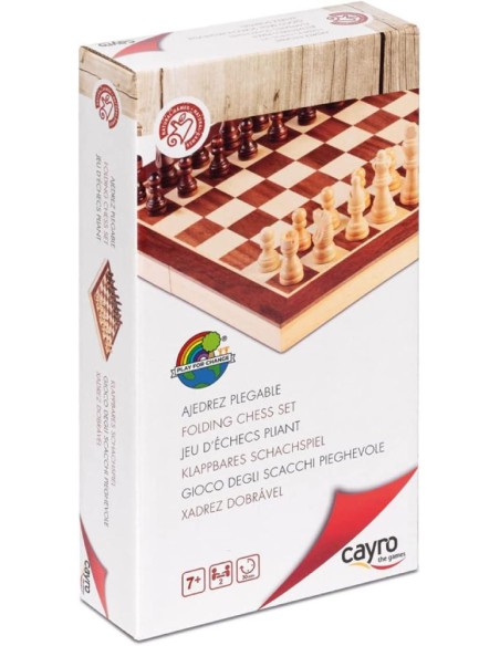 Ajedrez Marqueteria Plegable Fsc 100%