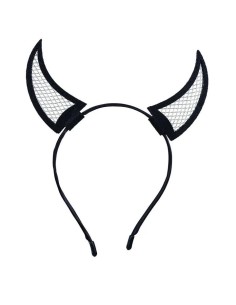 Diadema Orejas diablo negras 2