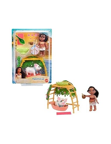 moana 2 simea y pua set con accesorios (