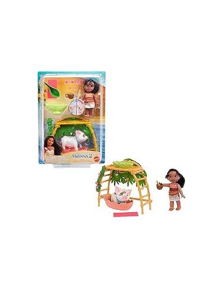 moana 2 simea y pua set con accesorios (