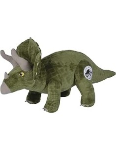 peluche jurassic park triceratops 30cm.