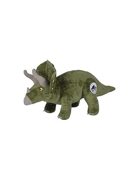 peluche jurassic park triceratops 30cm.