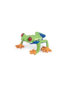FIGURA RANA VERDE OJOS ROJOS ( 50210 ) 