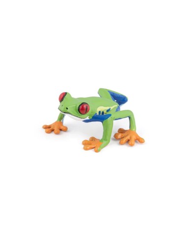 FIGURA RANA VERDE OJOS ROJOS ( 50210 ) 