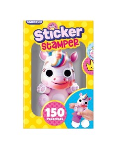 Set Sticker Stamper - Unicornio