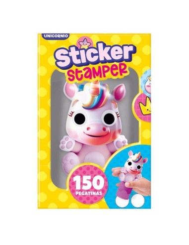 Set Sticker Stamper - Unicornio