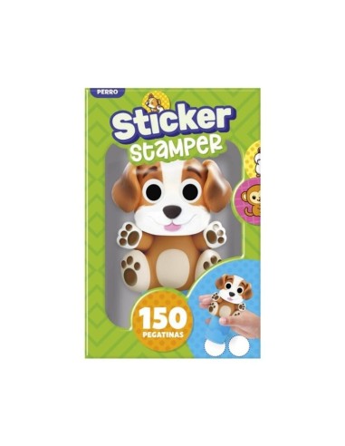 Set Sticker Stamper - Perro