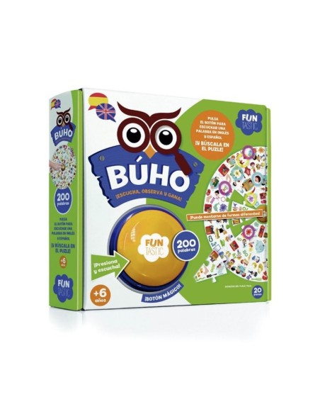 Buho - Puzle Boton - 200 Palabras