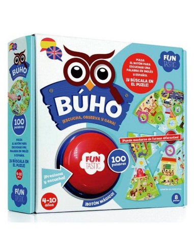 Buho - Puzle Boton - 100 Palabras