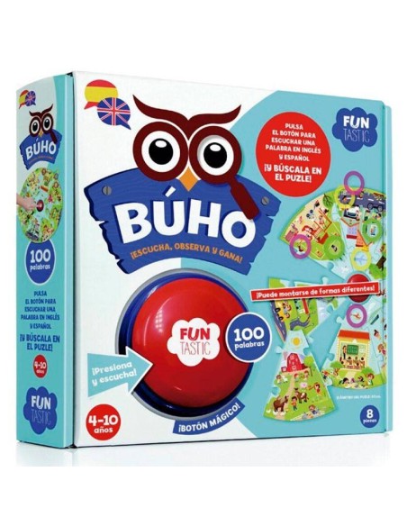 Buho - Puzle Boton - 100 Palabras