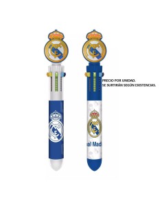 Boligrafo Escudo Real Madrid Seis Colore