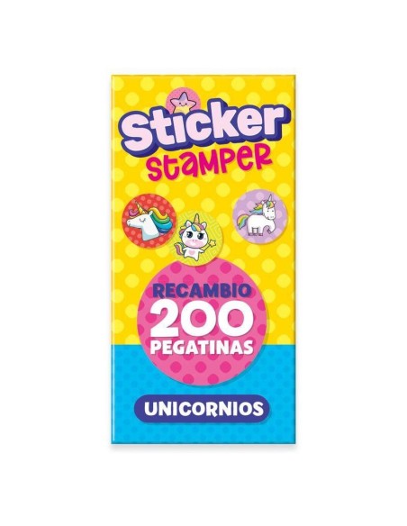 Recambio Sticker Stamper - Unicornios