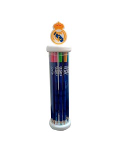 Set 12 Lapices Colores Real Madrid estuc