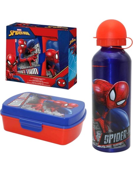 SET SANDWICHERA+CANTIMPLORA SPIDERMAN