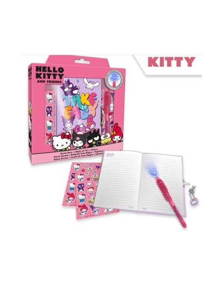 DIARIO +BOLIGRAFO MAGICO HELLO KITTY