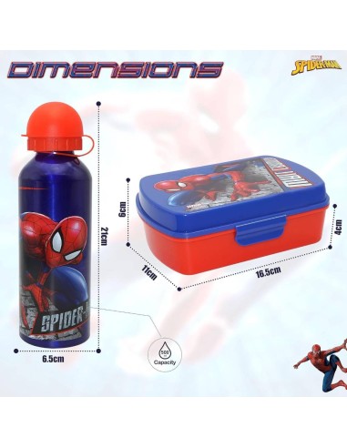 SET SANDWICHERA+CANTIMPLORA SPIDERMAN