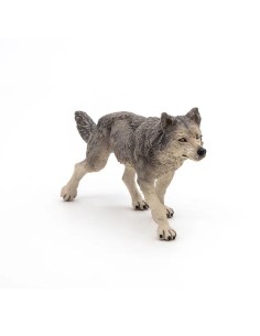 FIGURA LOBO GRIS ( PAPO - 53012 )