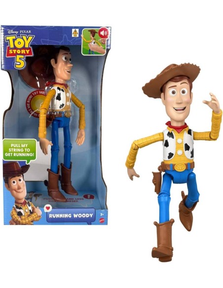 Figura Deluxe Woody corredor parlanchin