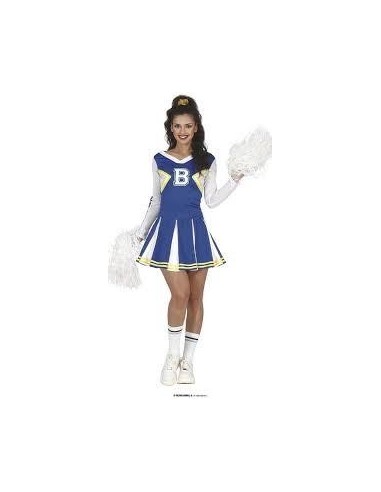 Disfraz Cheerleader Animadora Azul T.L