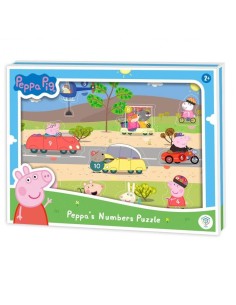 Peppa Pig: Puzzle De Madera Números