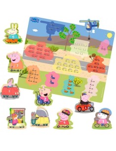 Peppa Pig: Puzzle De Madera Números 2