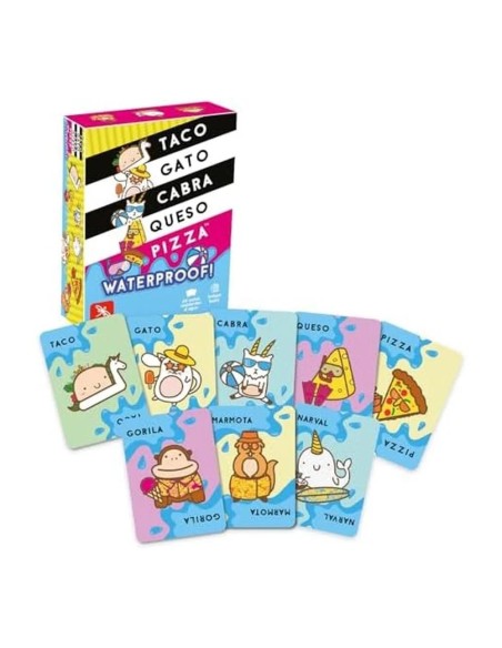Taco, Gato, Cabra, Queso, Piza Waterproo