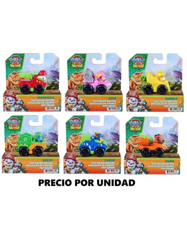 PAW Vehículo Pup Squad Racers Dino Surti