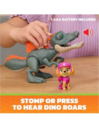 PAW Dino Rugiente + Figura Skye