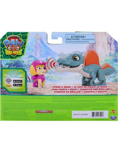 PAW Dino Rugiente + Figura Skye
