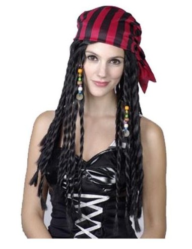 peluca pirata con pañuelo