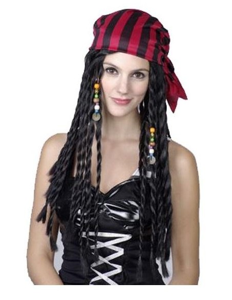 peluca pirata con pañuelo