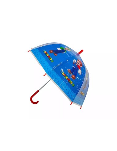 Super Mario Paraguas Campana Automatico 