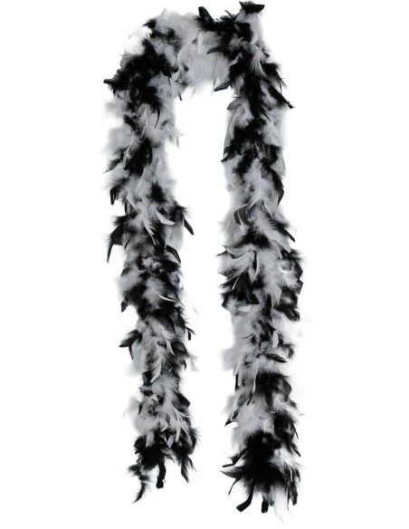  Boa Bicolor Nagra Blanca Plumas 45 g