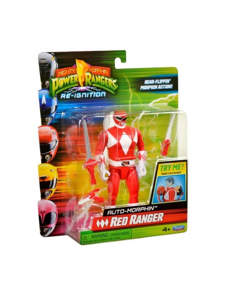 Figura transformable Power Rangers Rojo 