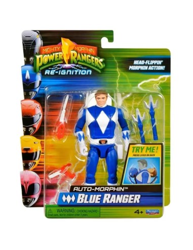 Figura transformable Power Rangers Azul 
