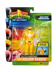Figura Power Ranger Auto Morphin Amarill