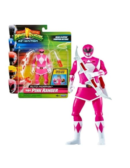 Figura transformable Power Rangers Rosa 