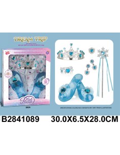 Set Princesas Zapatos Y Accesorios