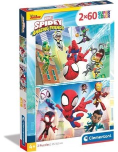 Puzzles 2X60 Spidey Amazing Friends