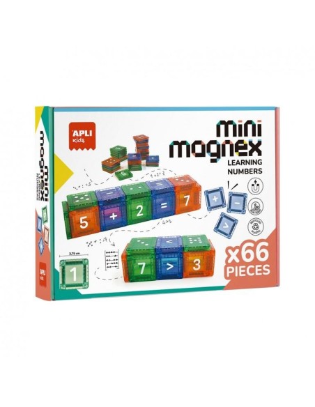 Mini Magnex Números magnetico 66 pzas