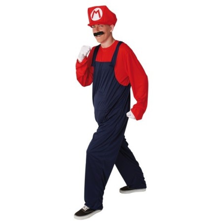 DISFRAZ MARIO BROS FONTANERO ADULTO
