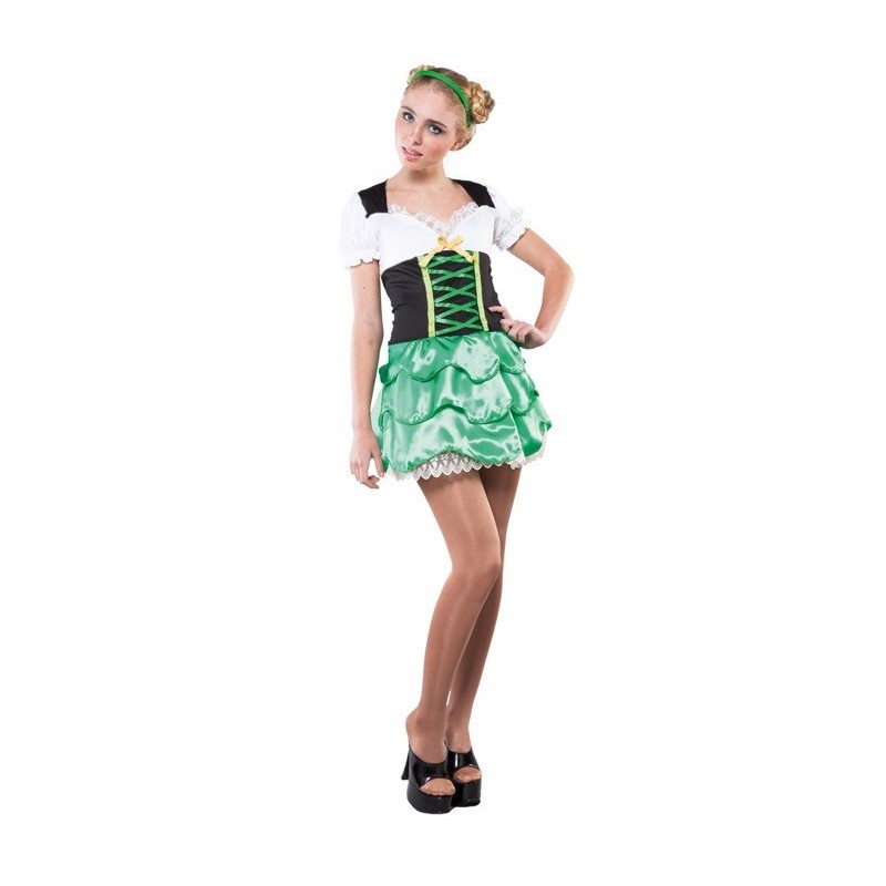 DISFRAZ DUENDE VERDE SEXY ADULTO