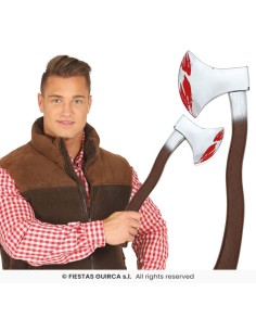 Hacha con sangre 49 cm