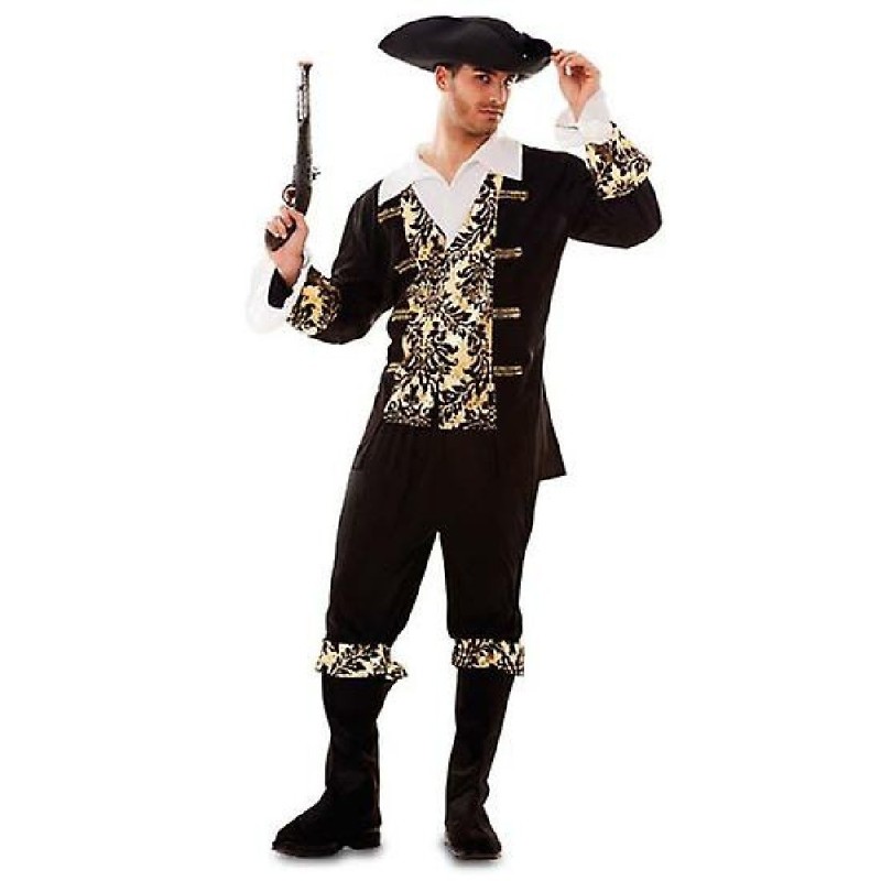 DISFRAZ PIRATA DORADO ADULTO HOMBRE ML
