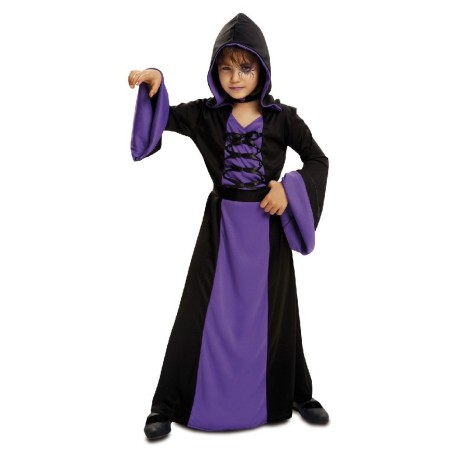 DISFRAZ HECHICERA MORADA 5-6 AÑOS