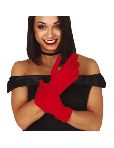 Guantes 23 cm rojos
